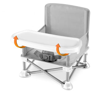 Baby Booster - Baby & Toddler Booster Seat Feeding Chair, Easy Setup Portable & Folding Style