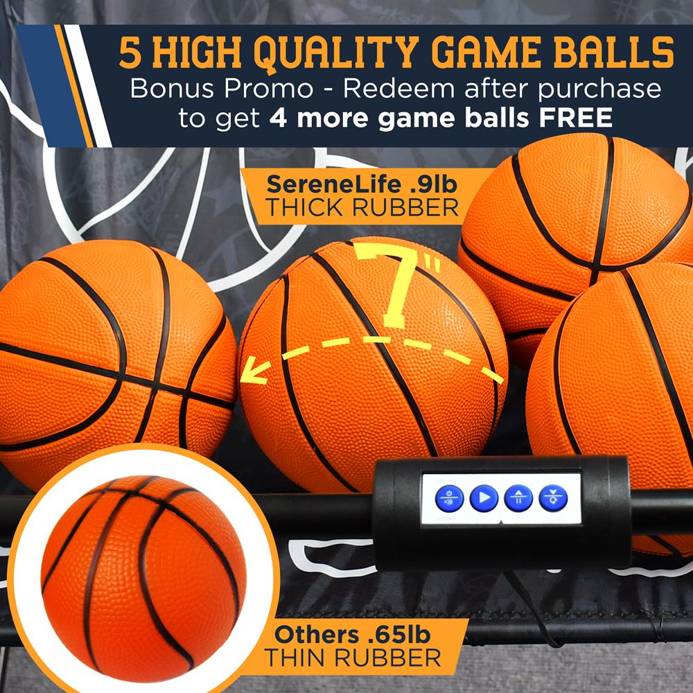 Dual Shot Basketball Arcade Game - Indoor/Outdoor Two-Player Basketball System With One Audio Options, 8 Different Games And Large Led Scoreboard