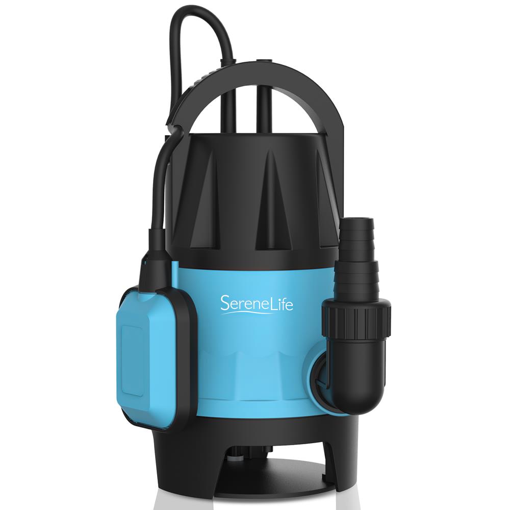 Submersible Clean/Dirty Water Pump - 400W Powerful Sump Pump, 1980 Gph, Auto Float Switch With 16 Ft. Power Cord Length