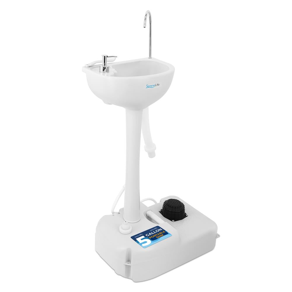 Portable Hand-Wash Sink / Water Faucet Washing Station (5+ Gal. Capacity)