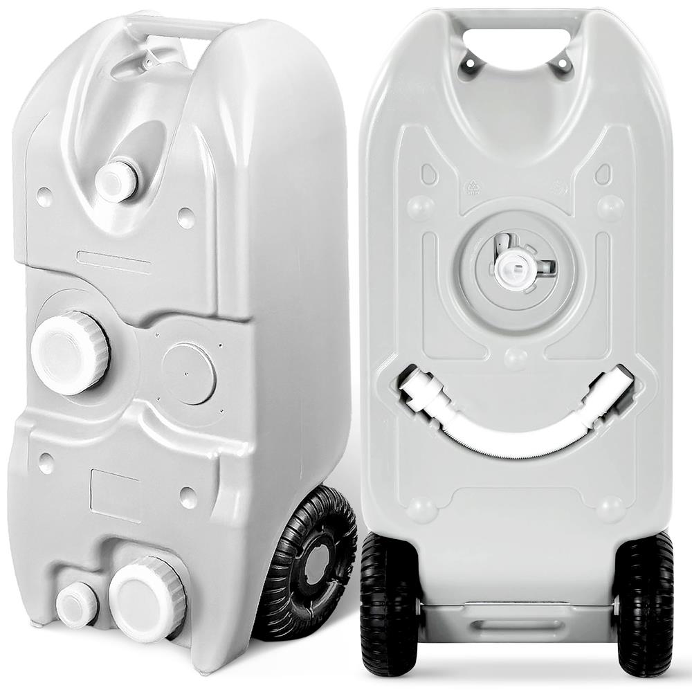 RV Water Tank 40L Easy Transport HDPE Gray