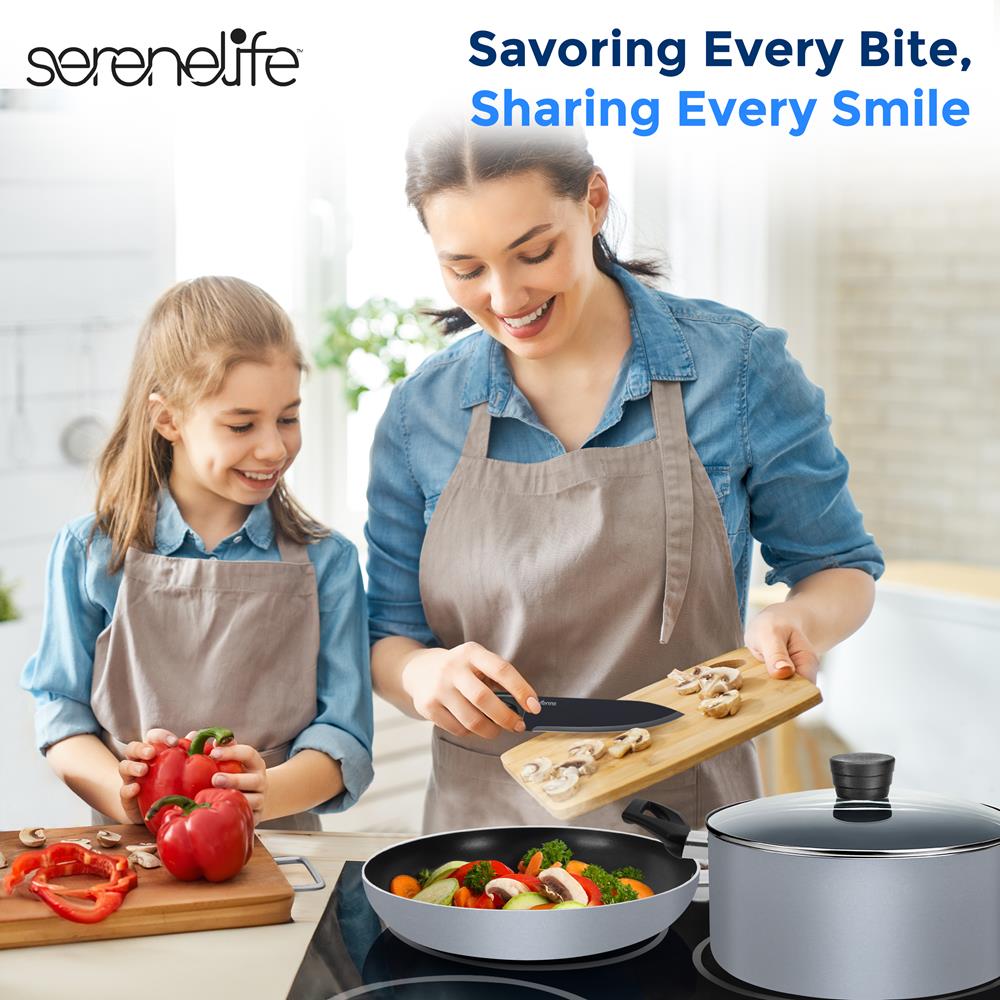 SereneLife Cookware Set - Thumbnail 2
