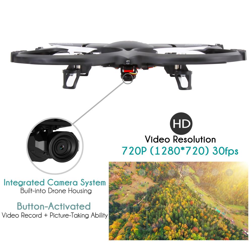 Drone Quad-Copter Wireless Uav With Hd Camera + Video Recording