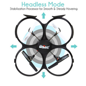 Drone Quad-Copter Wireless Uav With Hd Camera + Video Recording