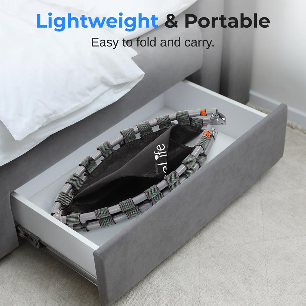 Toddler Trampoline, Safe Jump, Spring-less Design, Blue