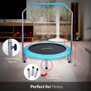 Spring-Less Sports Jumping Fitness Trampoline, Adult Size