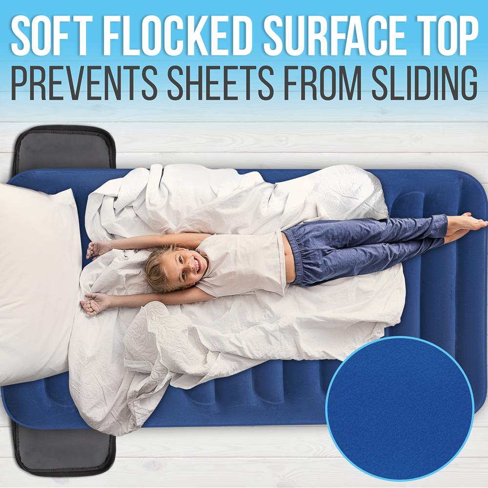 Premium Raised Airbed With Frame And Built-In Power