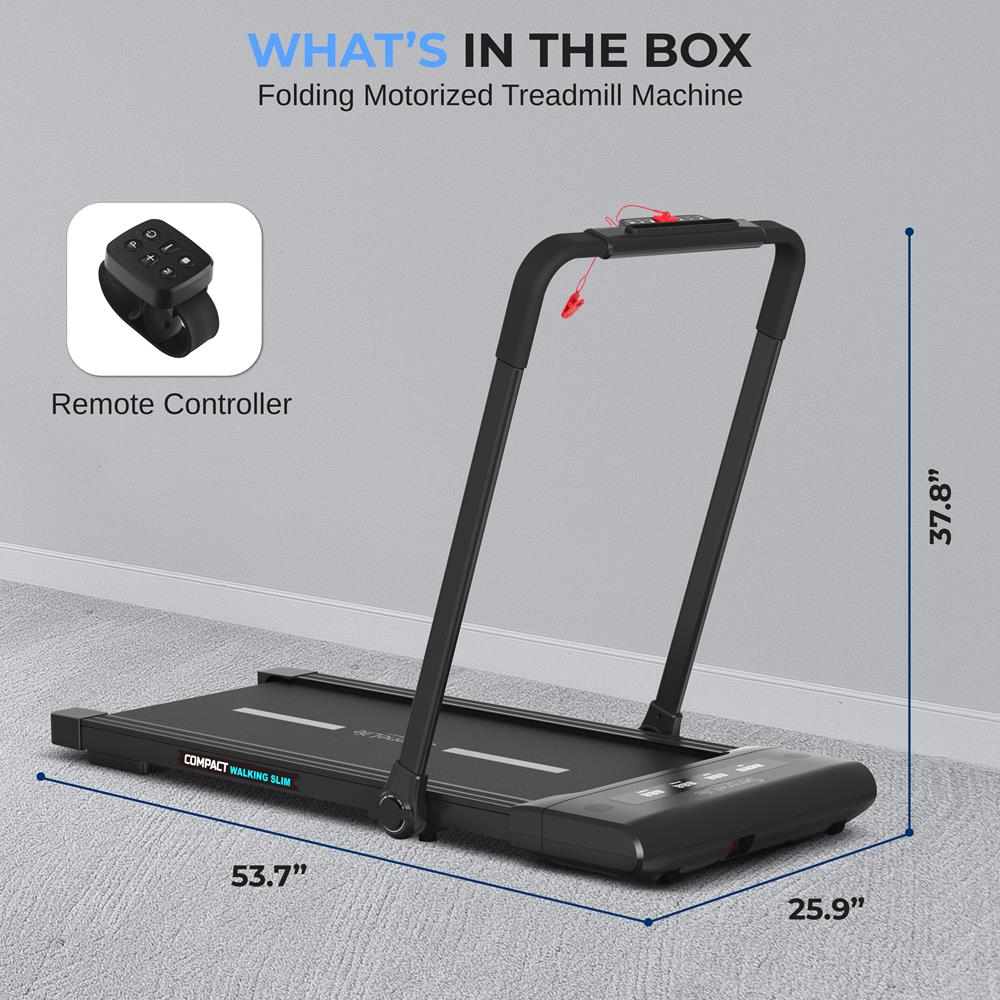 Folding Motorized Treadmill Machine - Electric Digital Two-Operation System Control