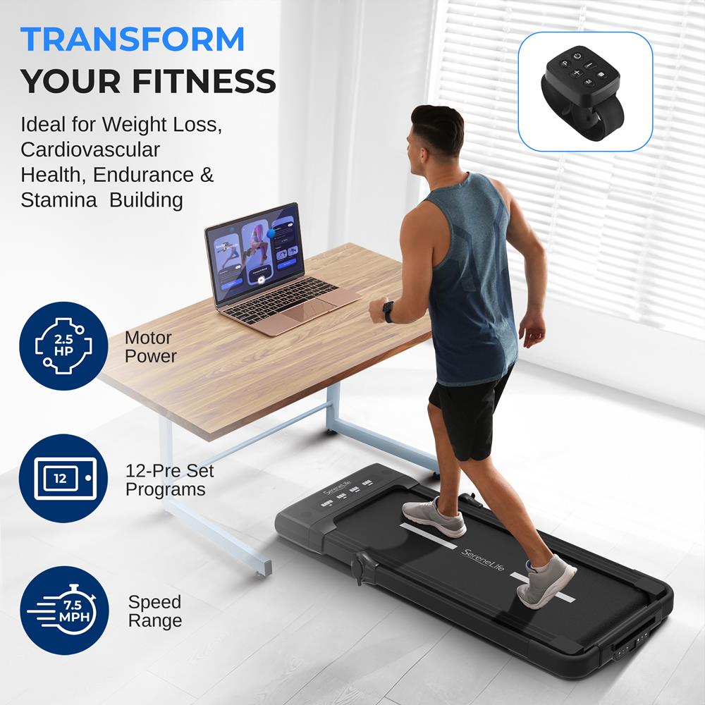 Folding Motorized Treadmill Machine - Electric Digital Two-Operation System Control