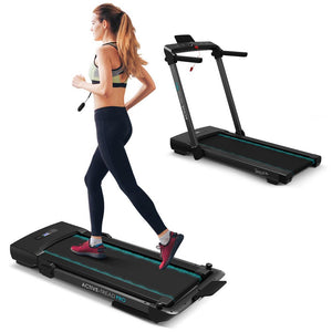 Folding Motorized Treadmill Machine - Electric Digital Low-Speed Fitness With Smart Speed Control