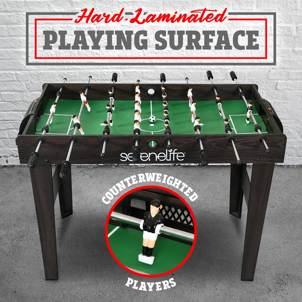 48'' Competition Sized Foosball Table - Arcade Table Soccer For Home & Game Room With 2 Balls