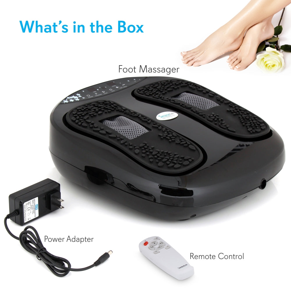 Home Foot Massager - Digital Feet Massaging Machine With Heel, Toe & Calf Massage Therapy