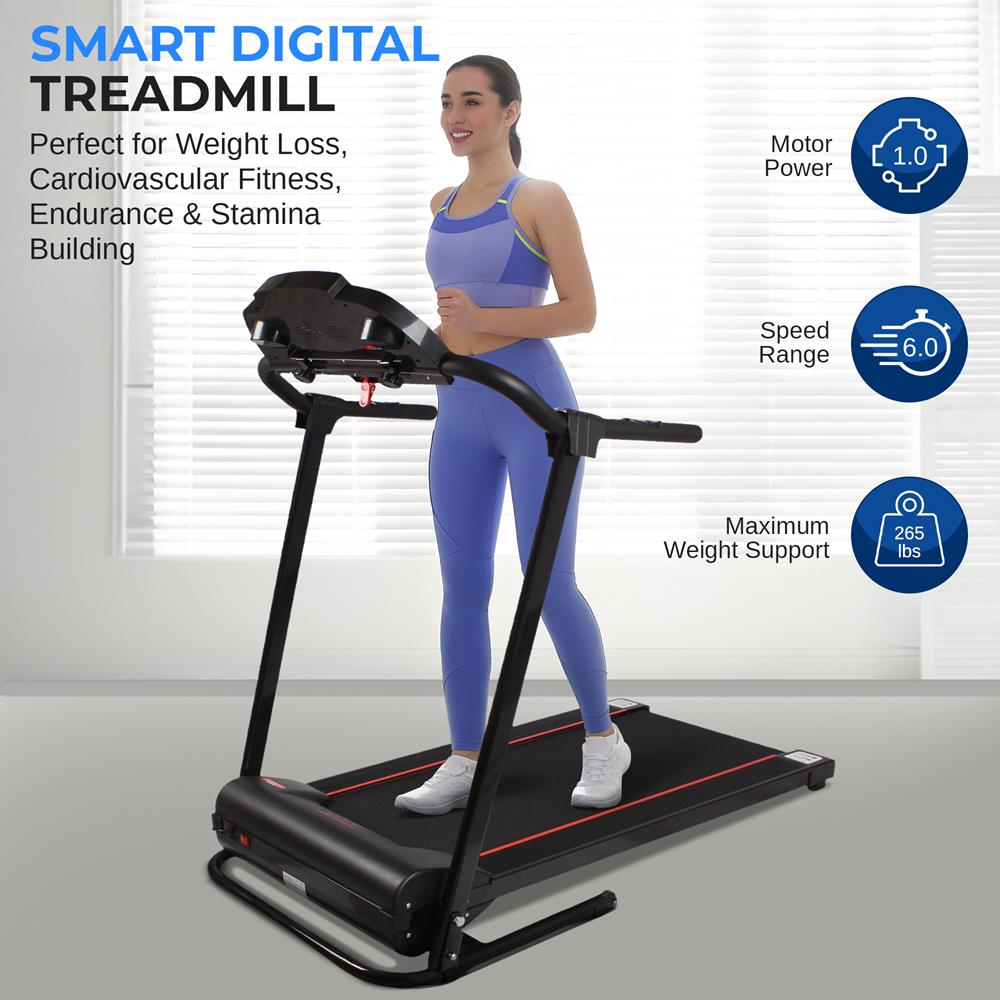 Track Base Smart Digital Treadmill With Downloadable App