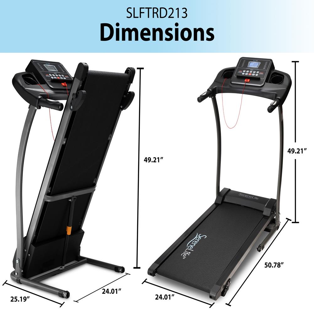 Folding Treadmill Electric Motorized Running Machine - 12 Pre-Set Program,Digital Smart Treadmill With 4 Selectable Incline Levels