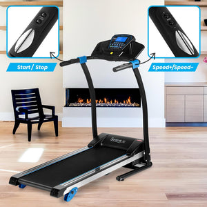 Smart Digital Treadmill With Downloadable App, Built-In Mp3 Player & Stereo Speakers