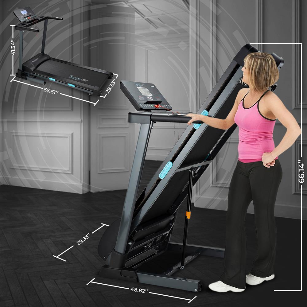 Digital Smart Treadmill With Automatic Incline 15 Levelsfolding Treadmill Electric Motorized Running Machine - 36 Pre-Set Program