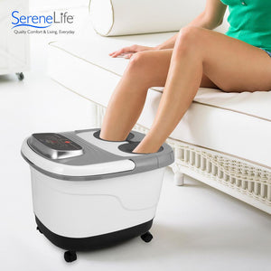 Hydrotherapy Heated Foot Massager - Therapeutic Foot Massage Spa Bath With Heat & Feet Rollers