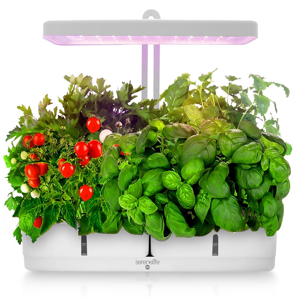 SmartIndoorGarden-LedGrowLightWithHydroponicBoxes