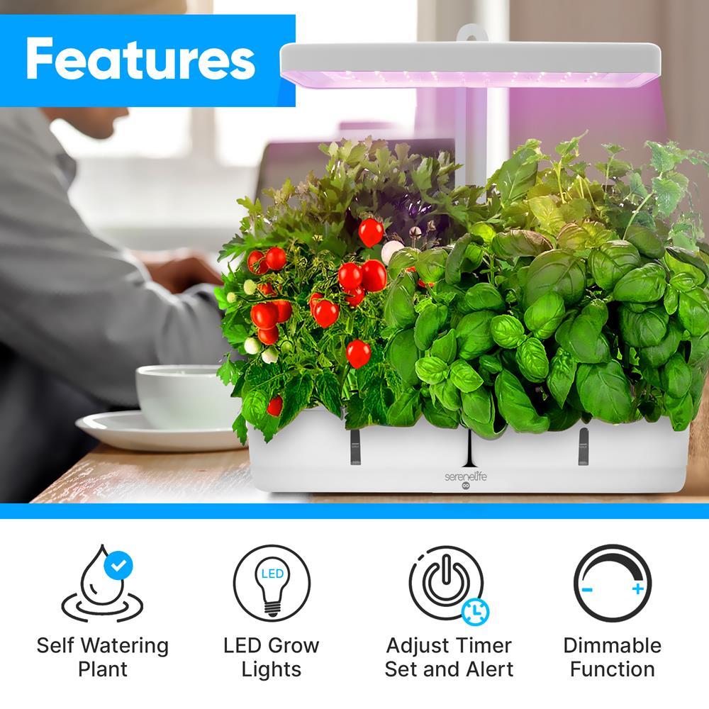 Smart Indoor Garden - Led Grow Light With Hydroponic Boxes