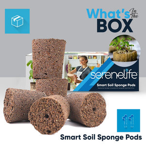 Smart Soil Sponge Pods - Replacement Sponges, Compatible With Model Number: Slglf150 (11 Pcs.)