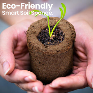 Smart Soil Sponge Pods - Replacement Sponges, Compatible With Aerogarden Seed Pods (10 Pcs.)