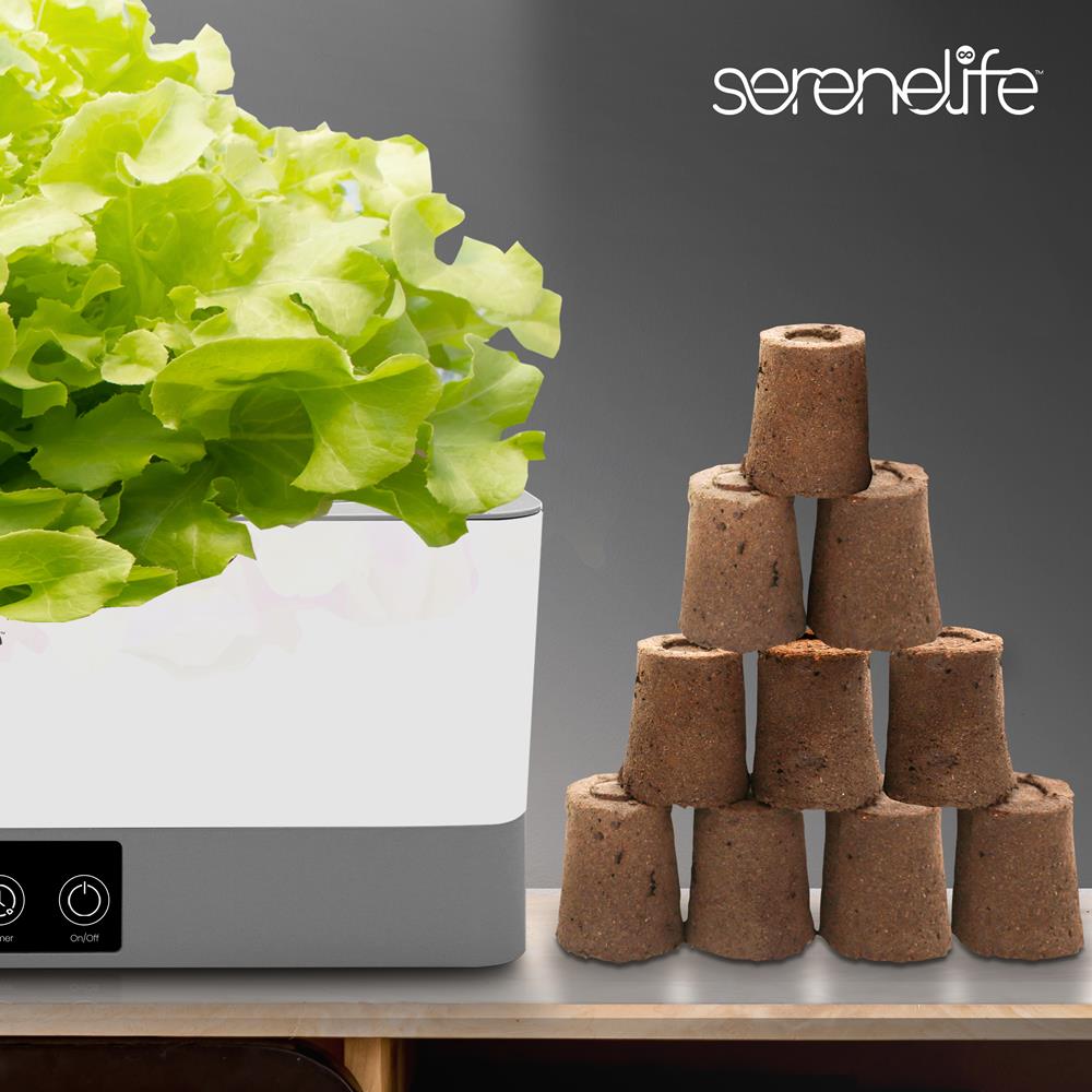 Smart Soil Sponge Pods - Replacement Sponges, Compatible With Aerogarden Seed Pods (10 Pcs.)