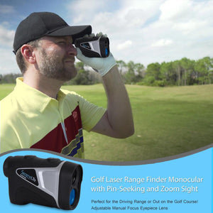 Golf Laser Range Finder Monocular With Pin-Seeking And Zoom Sight