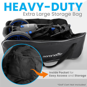 Portable Golf Trolley Bag - Heavy-Duty Extra Large Storage Bag