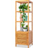 5 Tier Bamboo Storage Cabinet Shelf