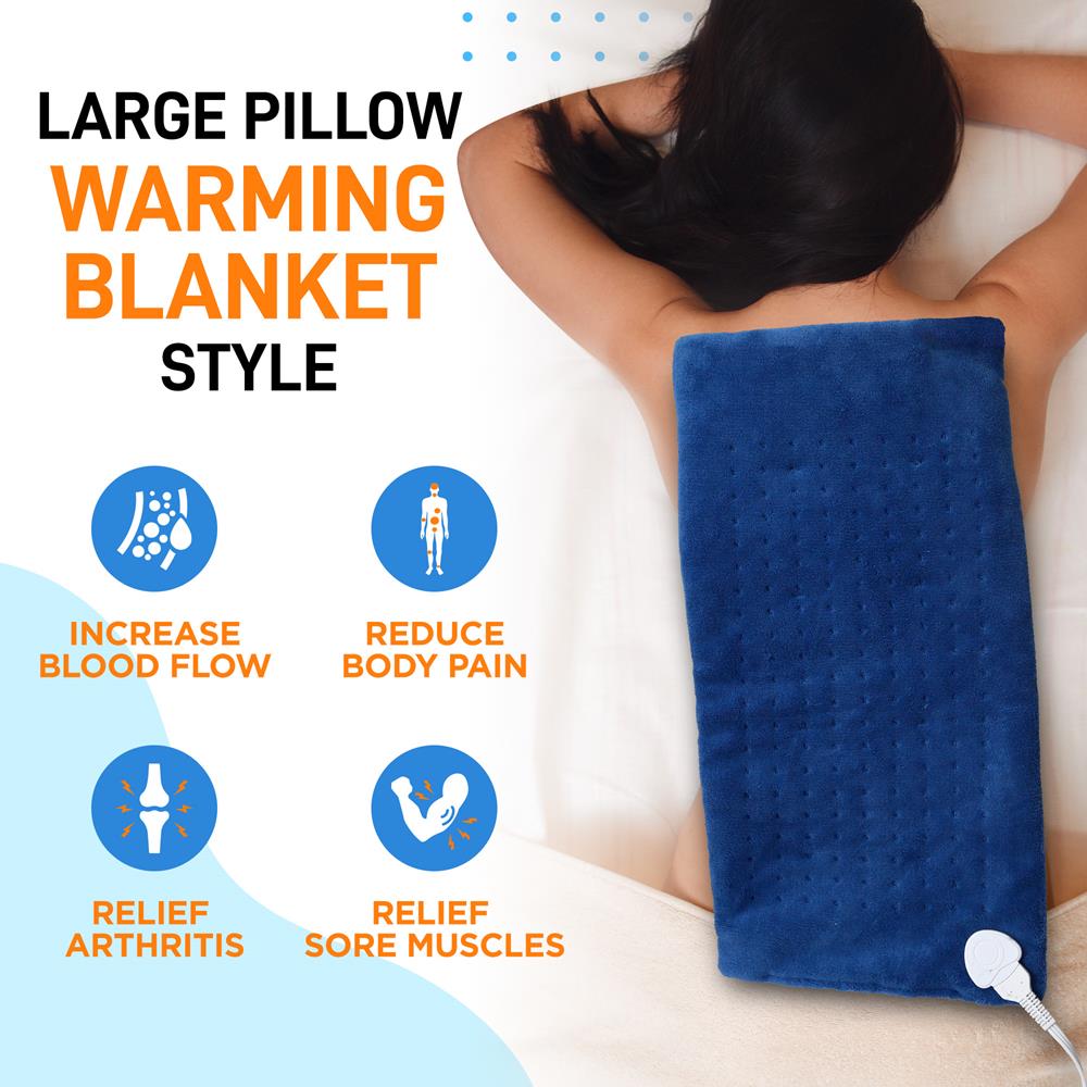 Home Comfort Heating Pad - Electric Warming Blanket Heat Pad Therapy With Digital Controller