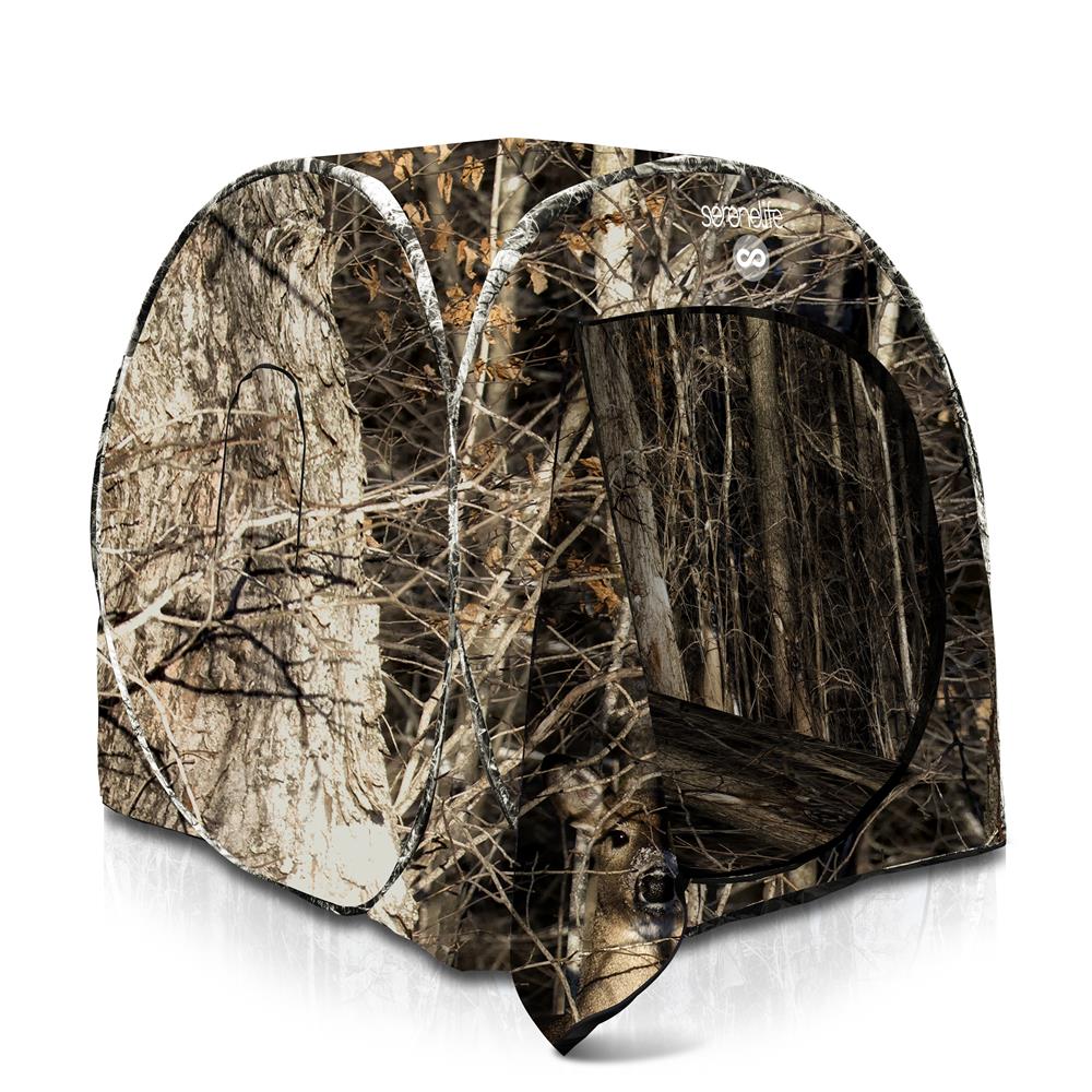 Reliable Spring Steel Blind - Person Hunting Ground Blind, Includes Carrying Bag