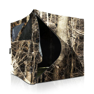 Care Taker Ground Hunting Blind - Patented Dual-Floor Kick-Outs, Water Repellent And Uv Treated, Includes Carrying Bag