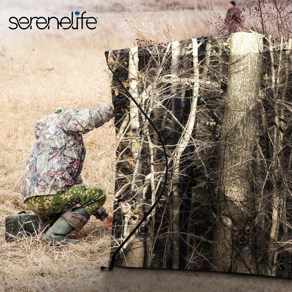 Care Taker Ground Hunting Blind - Patented Dual-Floor Kick-Outs, Water Repellent And Uv Treated, Includes Carrying Bag