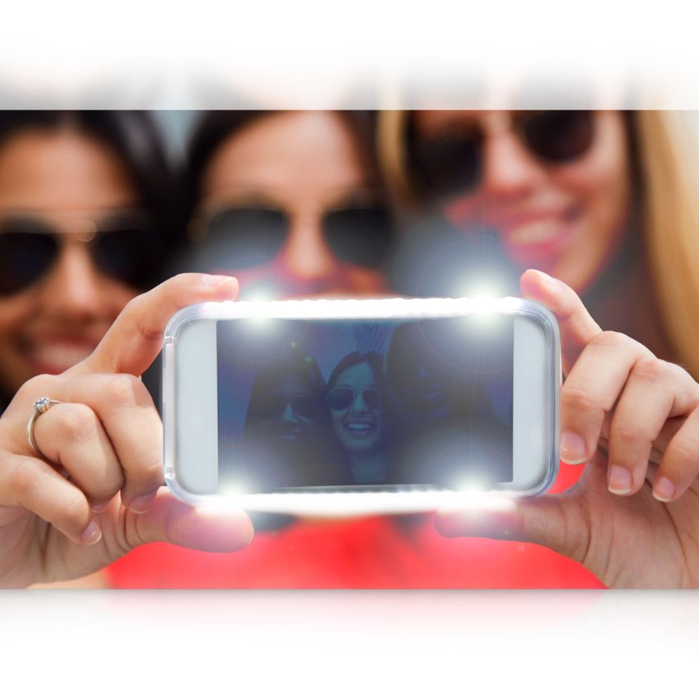 SereneLife LiteMe Selfie Light and Juice Pack Case - Thumbnail 4