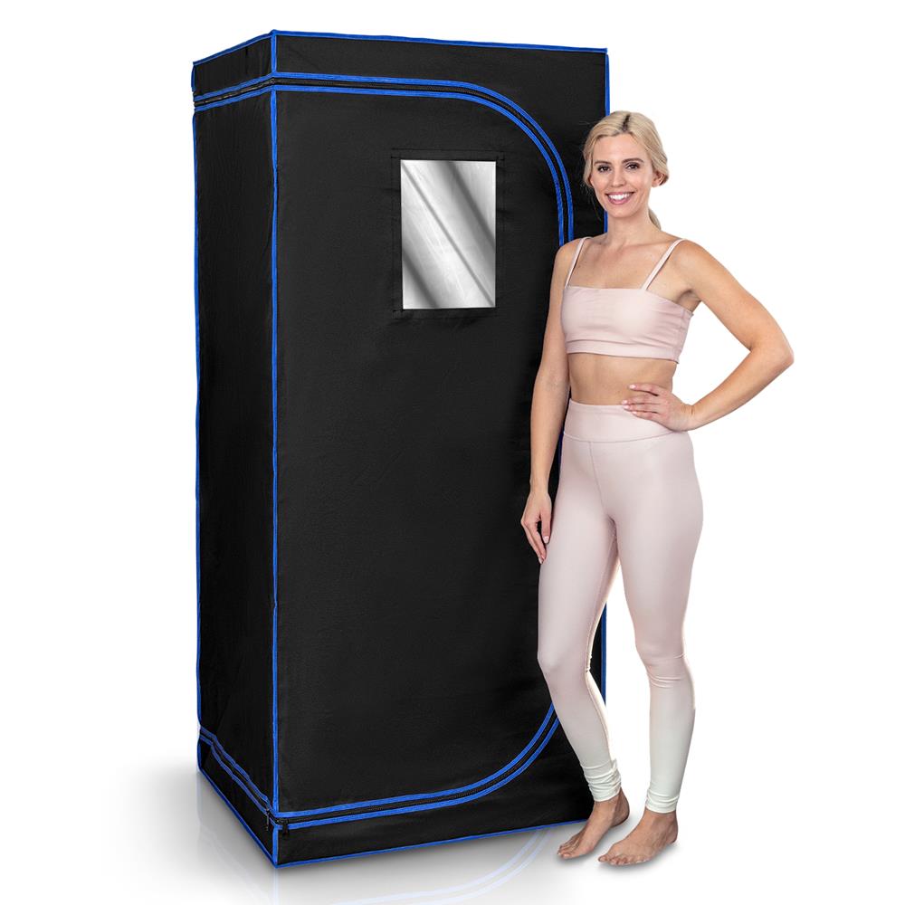 Compact & Portable Sauna System - Deluxe Personal Therapy Detox Heated Home Sauna, Infrared Sauna