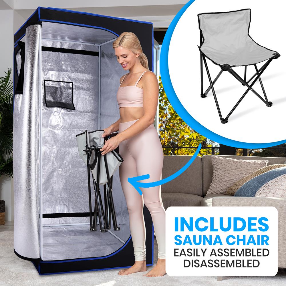 Portable Steam Home Sauna - Personal In-Home Detox Spa Steam Therapy Heated Sauna