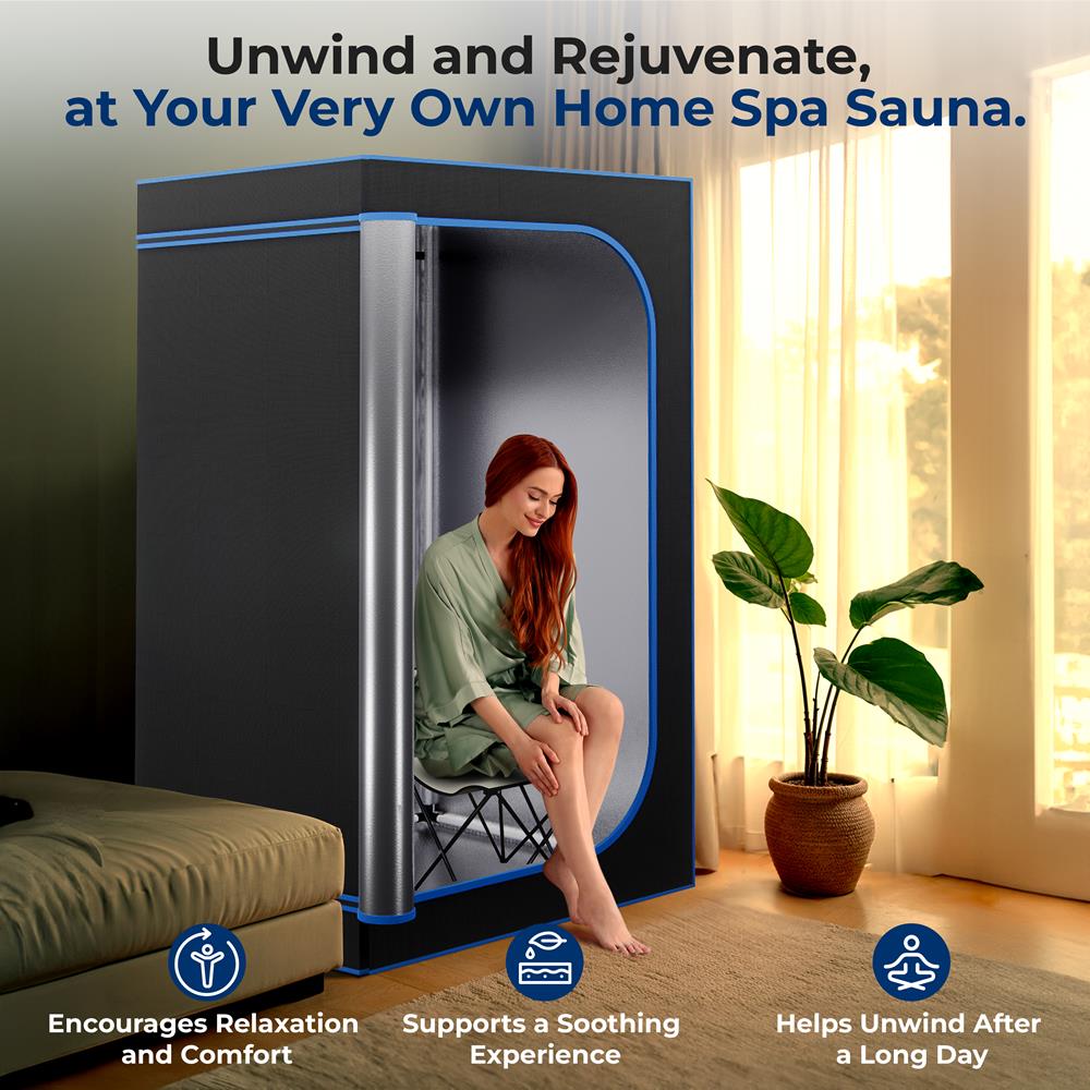 Portable Steam Home Sauna - Personal In-Home Detox Spa Steam