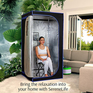 Portable Steam Home Sauna - Personal In-Home Detox Spa Steam Therapy Heated Sauna