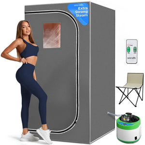 Portable Steam Home Sauna - Personal In-Home Detox Spa Steam Therapy Heated Sauna