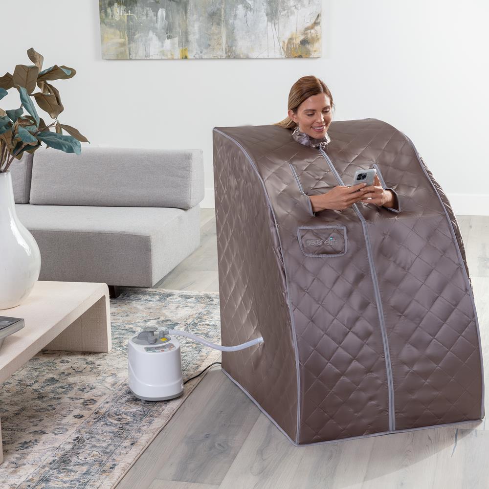 Compact & Portable Stem Sauna – SereneLife Home