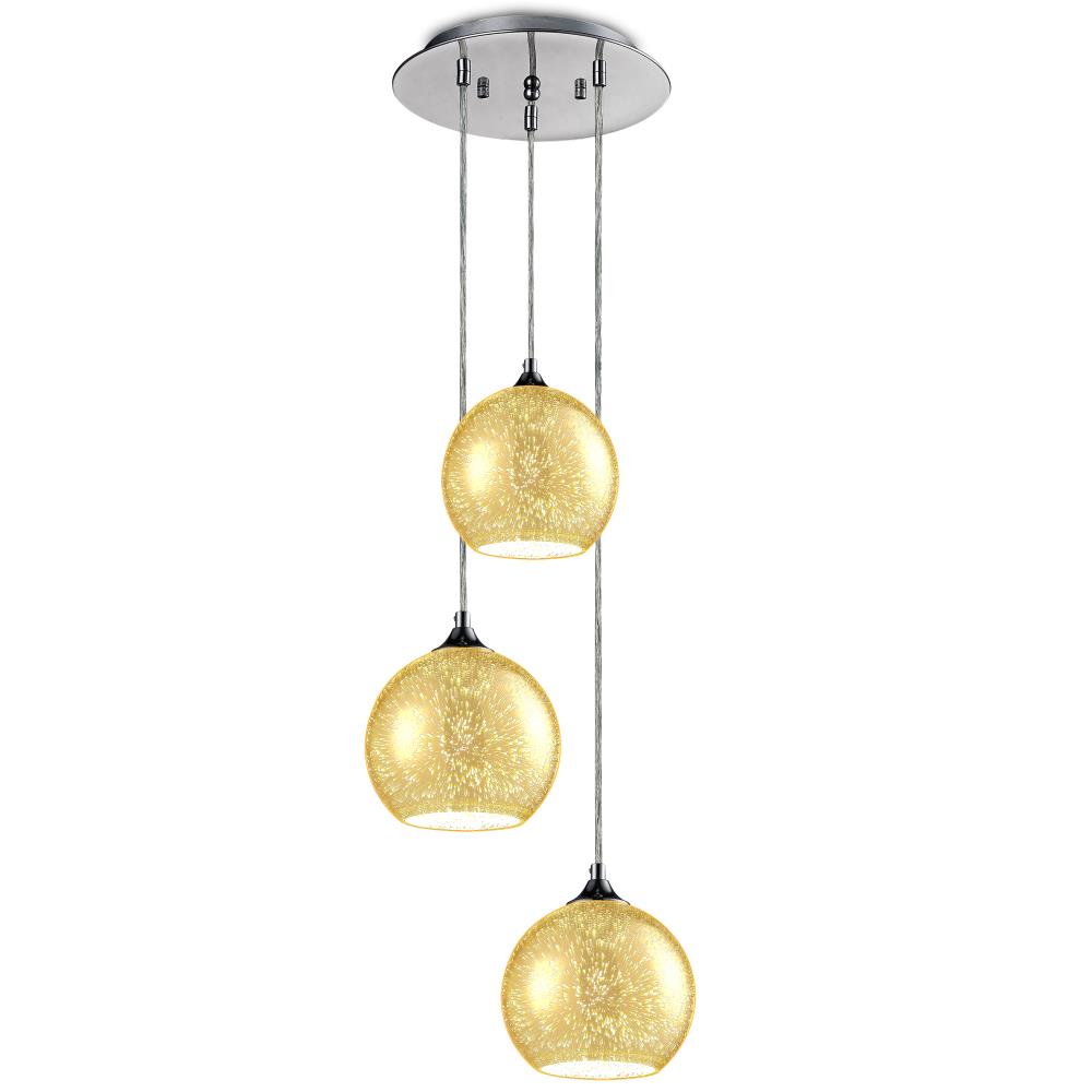 Triple Pendant Light Fixture - Thumbnail 4