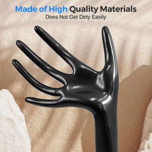 Female Mannequin Long Hand Heave Duty Jewelry Display Holder Bracelet Necklace Ring Stand (Black)