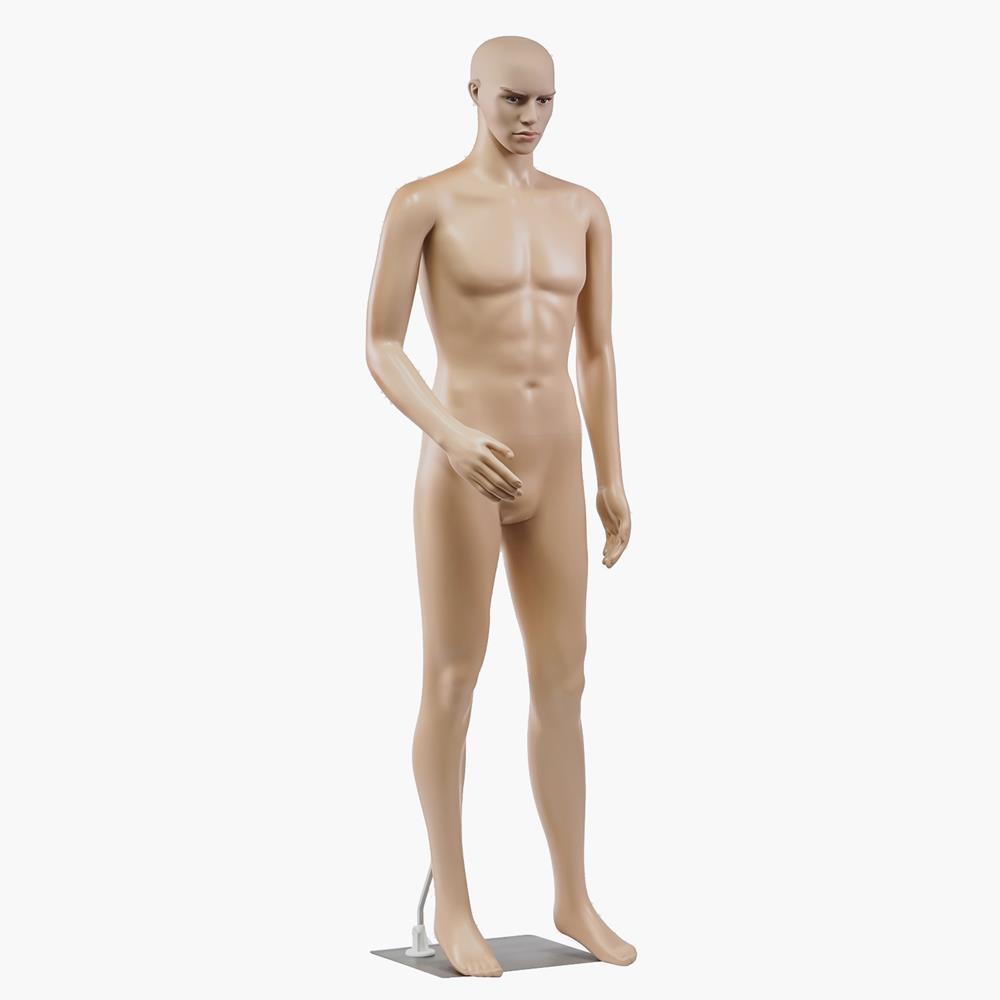 73'' Male Mannequin Torso Dress Form - Detachable Mannequin Full Body Stand