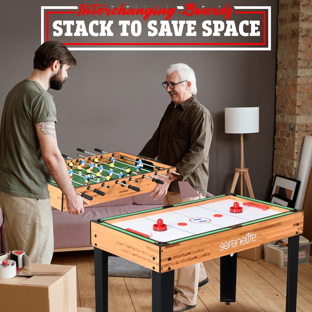 4-in-1 Game Table, Multi-Function, Sturdy Design, Indoor/Outdoor