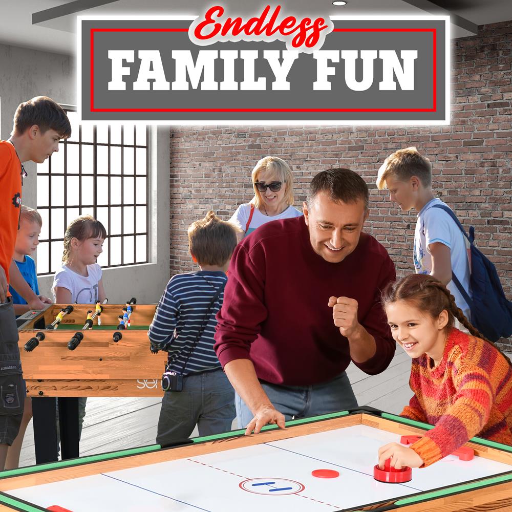 4-in-1 Game Table, Multi-Function, Sturdy Design, Indoor/Outdoor