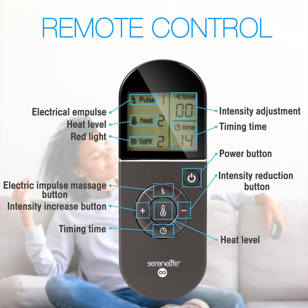 Smart Neck Massager - Digital Massager With Heat Therapy, Built-In Rechargeable Battery