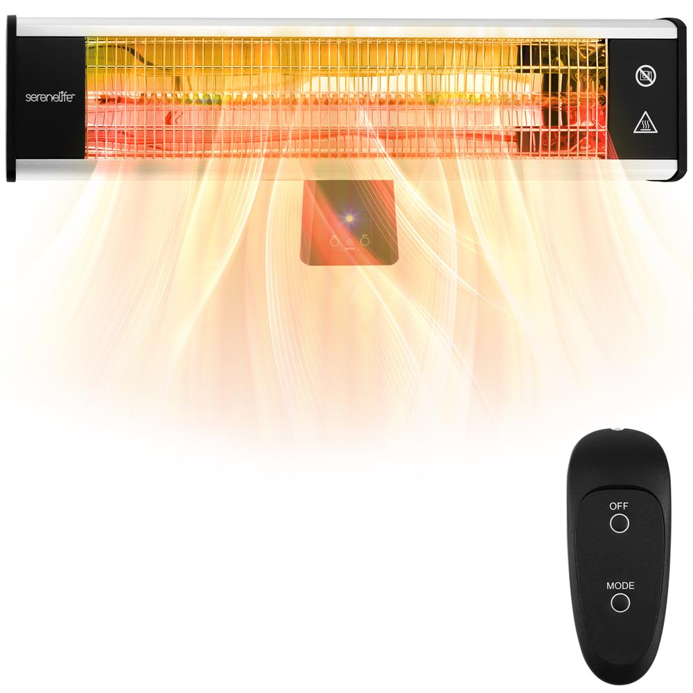 Wall Mounting Patio Heater - Remote Control Wall Patio Heater With High Rated Aluminum Reflector And Led Indicator