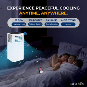Portable Air Conditioner - Compact Home A/C Cooling Unit With Built-In Dehumidifier & Fan Modes, Includes Window Mount Kit (10,000 Btu)