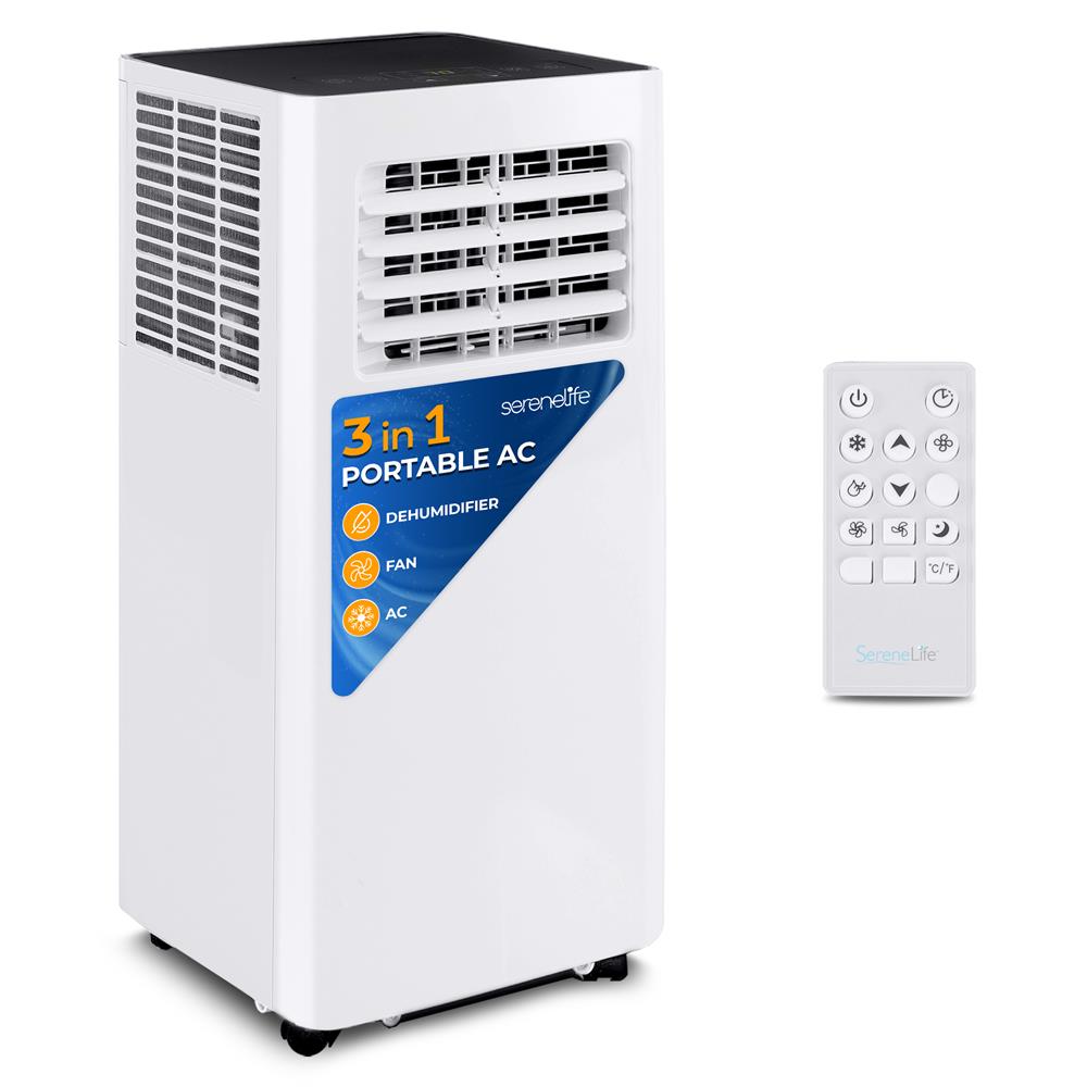 Portable Air Conditioner - Compact Home A/C Cooling Unit With Built-In Dehumidifier & Fan Modes, Includes Window Mount Kit (10,000 Btu)