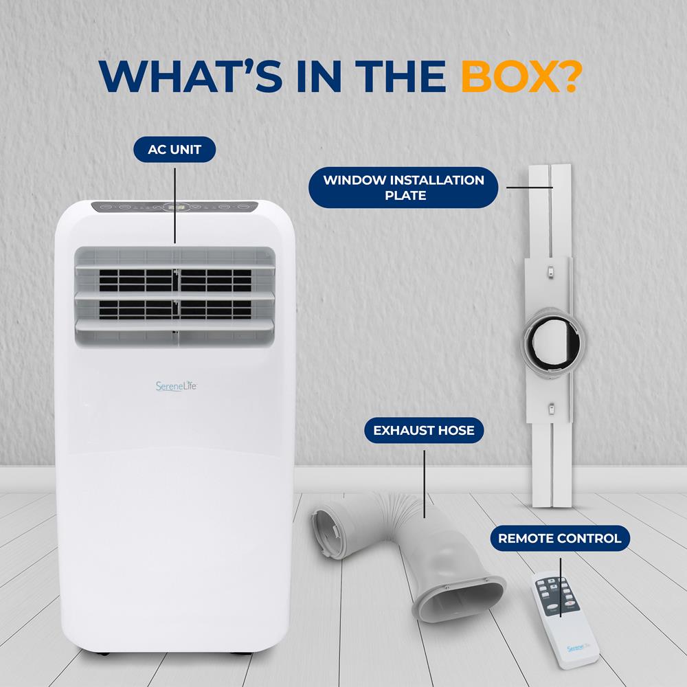Portable Air Conditioner Compact Home A C Cooling Unit With Built In SereneLife Home
